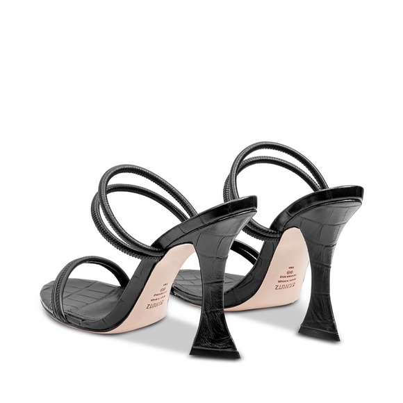 Schutz Sandal heel black - size 10 - Picture 3 of 7